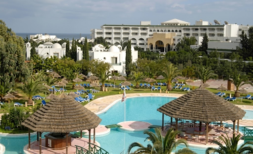 Tunisia poolside resort with gazebos - JustSunShine Holidays